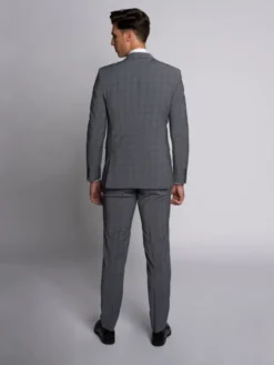 Borgio Marynarka portici Szary Slim Fit