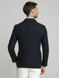 Borgio Marynarka sommariva_g Granatowy Slim Fit
