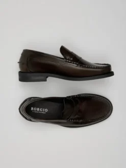 Borgio Mokasyny f309 brown Brązowy