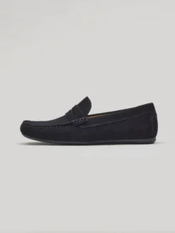 Borgio Mokasyny F300 navy Granatowy