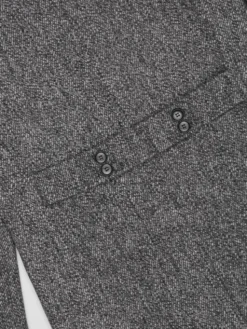 Borgio Płaszcz wełniany rivara_sz Szary Slim Fit