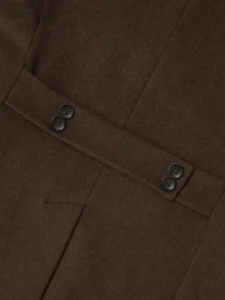 Borgio Płaszcz wełniany rizziconi Brązowy Slim Fit