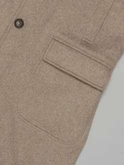 Borgio Płaszcz zimowy pontelongo Beżowy Slim Fit