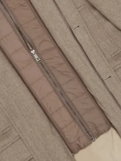 Borgio Płaszcz zimowy pontelongo Beżowy Slim Fit