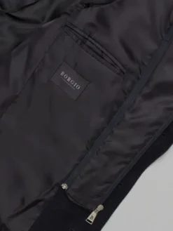 Borgio Płaszcz zimowy sorianello_g Granatowy Slim Fit
