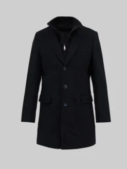 Borgio Płaszcz zimowy sorianello_g Granatowy Slim Fit