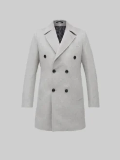 Borgio Płaszcz zimowy sortino Szary Slim Fit
