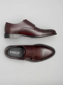 Borgio Półbuty p001 Bordowy