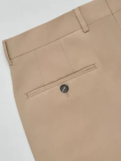 Borgio Spodnie garniturowe bronte Beżowy Super Slim Fit