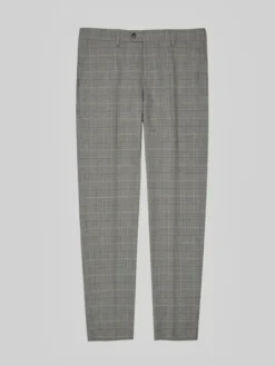 Borgio Spodnie garniturowe caronia Szary Classic Fit