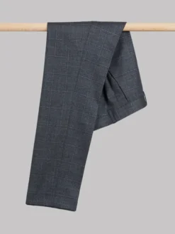Borgio Spodnie garniturowe rapallo Szary Slim Fit