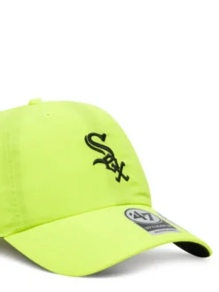 47 Brand Czapka z daszkiem MLB Chicago White Sox brrr ’47 CLEAN UP B-BRRRC06BBU Żółty