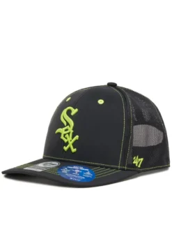47 Brand Czapka z daszkiem MLB Chicago White Sox XRAY ’47 TRUCKER B-XRAYD06BBP Czarny