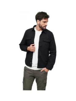Brandit Kurtka koszulowa 9478 Czarny Regular Fit