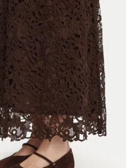 Bruuns Bazaar Spódnica midi Sago Joanelle BBW4518 Brązowy Regular Fit