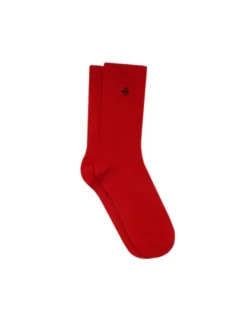 B SIDES Skarpety długie MERINO UNISEX Czerwony