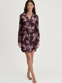 Calida Koszula nocna 32855 Brązowy Comfortable Fit