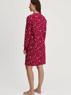 Calida Koszula nocna 31395 Czerwony Comfortable Fit