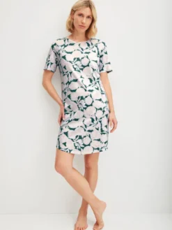 Calida Koszula nocna 38353 Fioletowy Regular Fit