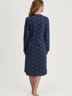 Calida Koszula nocna 36351 Granatowy Comfortable Fit