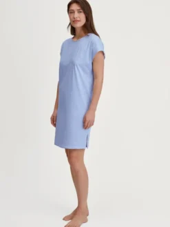 Calida Koszula nocna 36052 Niebieski Comfortable Fit