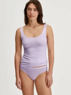 Calida Koszulka piżamowa 12175 Fioletowy Slim Fit