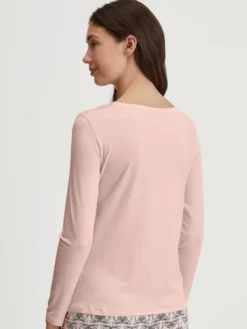 Calida Koszulka piżamowa 15696 Różowy Regular Fit