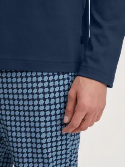 Calida Piżama 46287 Granatowy Regular Fit