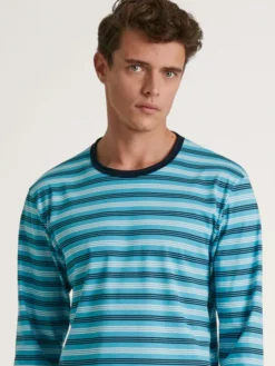 Calida Piżama 42783 Granatowy Regular Fit