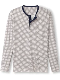 Calida Piżama 40686 Granatowy Regular Fit