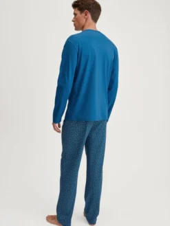 Calida Piżama 47487 Granatowy Regular Fit