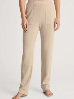 Calida Spodnie damskie 29478 Beżowy Regular Fit