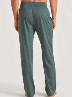 Calida Spodnie materiałowe 29887 Zielony Comfortable Fit