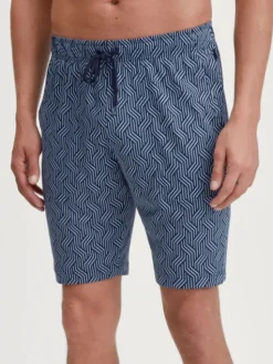 Calida Szorty materiałowe 27484 Niebieski Regular Fit