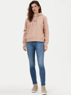 Calvin Klein Jeans Bluza Gradient J20J224721 Pomarańczowy Regular Fit