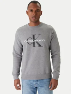 Calvin Klein Jeans Bluza J30J320933 Szary Regular Fit