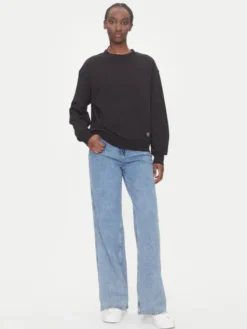 Calvin Klein Jeans Bluza LV047B238G Czarny Regular Fit