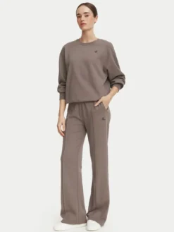 Calvin Klein Jeans Bluza Monogram LV047F223G Beżowy ciemny Regular Fit