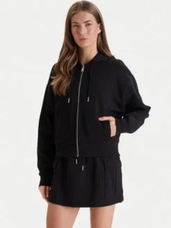 Calvin Klein Jeans Bluza Monogram LV047F208G Czarny Relaxed Fit