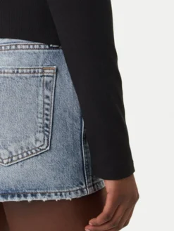 Calvin Klein Jeans Bluzka Monogram LV047A803G Czarny Slim Fit