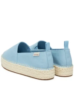 Calvin Klein Jeans Espadryle Platform Espadrille Ml Cs YW0YW01871 Błękitny