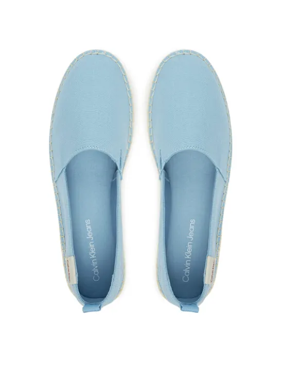 Calvin Klein Jeans Espadryle Platform Espadrille Ml Cs YW0YW01871 Błękitny