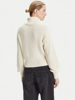 Calvin Klein Jeans Golf LV047D349G Écru Loose Fit