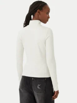 Calvin Klein Jeans Golf LV047D203G Szary jasny Slim Fit