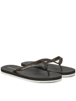 Calvin Klein Jeans Japonki Thong+ Tpu YM0YM01265 Czarny