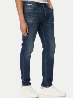 Calvin Klein Jeans Jeansy Classic LV04RG900G Niebieski Taper Fit