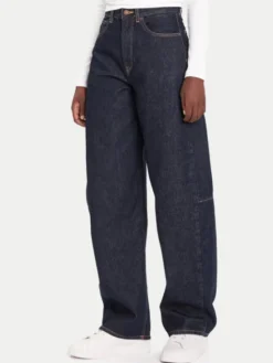 Calvin Klein Jeans Jeansy Extreme LV047D701G Granatowy Barrel Fit