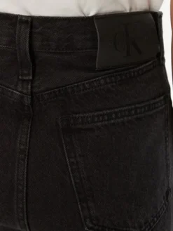 Calvin Klein Jeans Jeansy J20J224505 Czarny Straight Fit