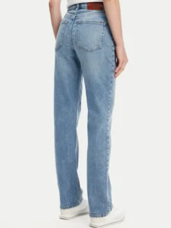 Calvin Klein Jeans Jeansy LV047B914G Niebieski Straight Fit