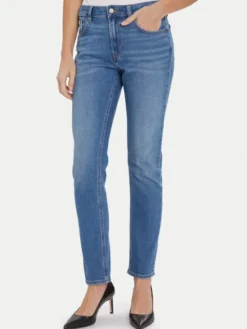 Calvin Klein Jeans Jeansy LV047C779G Niebieski Slim Fit